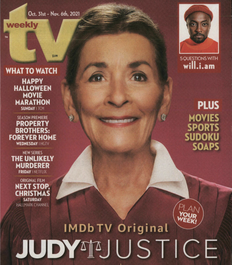 Judy Justice – TV Weekly Magazine